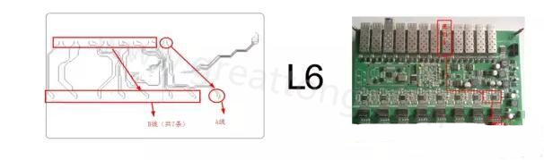 根據(jù)客戶端提供的信息，確認(rèn)為L(zhǎng)6層光口8與芯片8之間的兩條差分阻抗線調(diào)試不通-深圳宏力捷