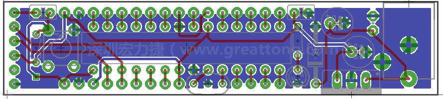 以上就是布線的所有步驟了。接下來就只剩下絲?。╯ilk-screen）、建立Gerber檔跟drill檔和送去印刷電路板廠制作的步驟。