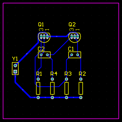 圖27 Push or Hug & Push模式仍然無(wú)法完成布線，會(huì)立即出現(xiàn)提示