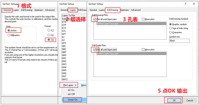 輸出Gerber部分，F(xiàn)ile下選擇 Gerber Files